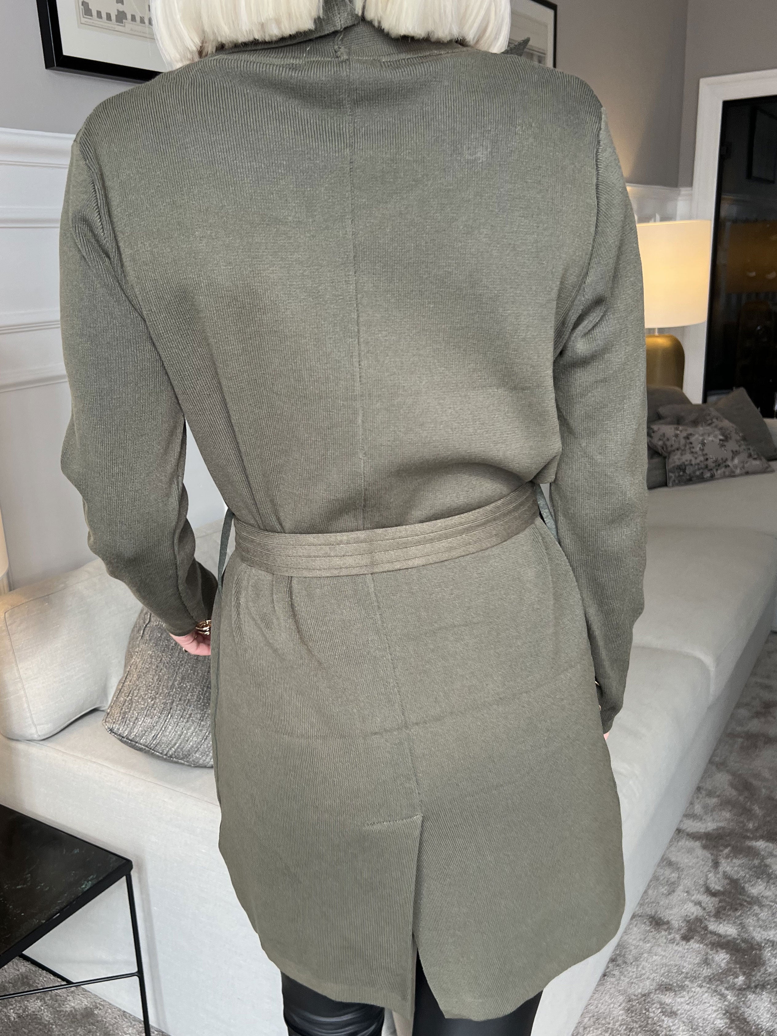 Silvia - Lækker cardigan med bindebånd